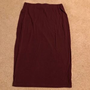 Old Navy Jersey Knit midi pencil skirt